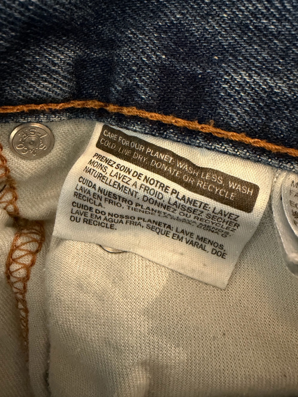 Levi’s 550 Relaxed Fit Jeans Men’s 36x34 Blue Medium Wash Straight Leg - Picture 8 of 11